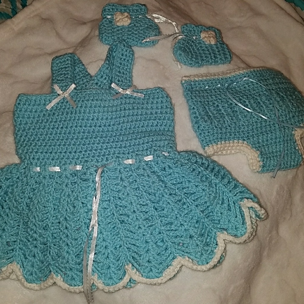 Baby girl hand made dress